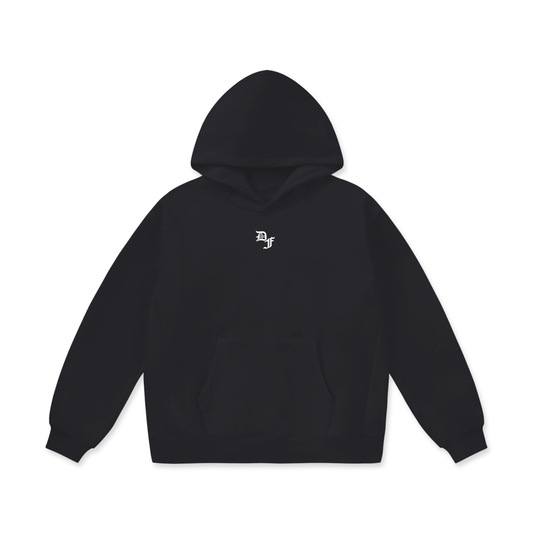 #DF - Oversized Heavyweight Fleece Hoodie - 460 GSM